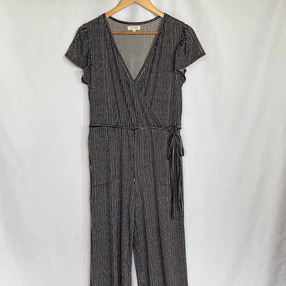 Max Studio crepe jersey Wide Leg jumpsuit Size Medium EUC - Picture 9 of 14